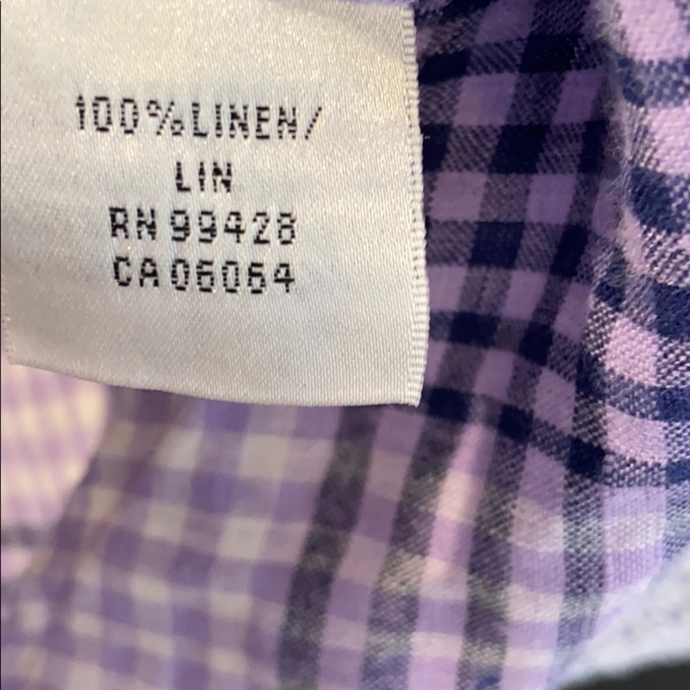 Bugatchi Men’s Linen Button Down - image 4